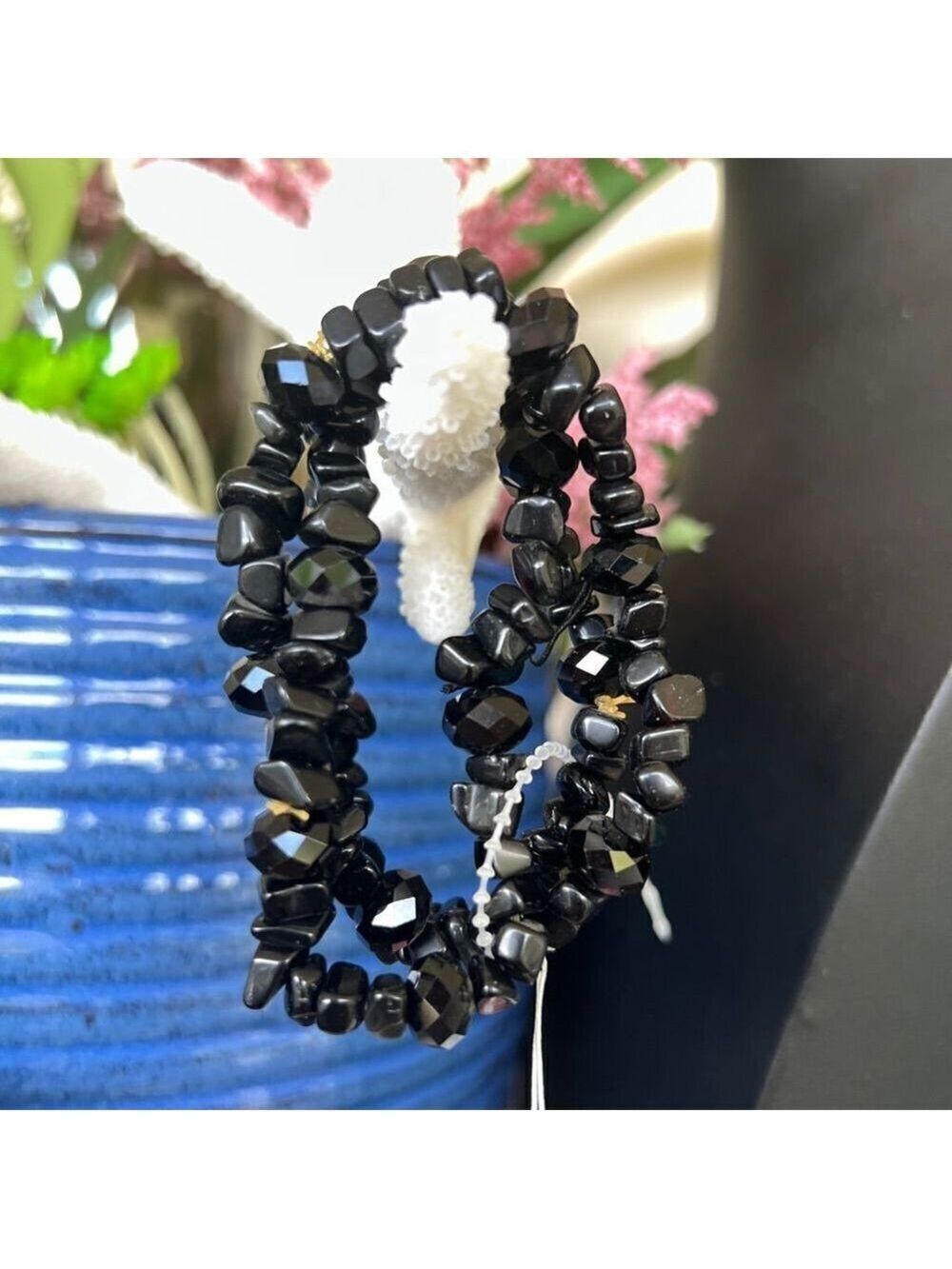 Retro Black Chunky Erica Lyons Fashion Bracelet $16ea / 3 for $25
